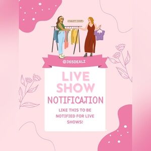 LIVE SHOW NOTIFICATION